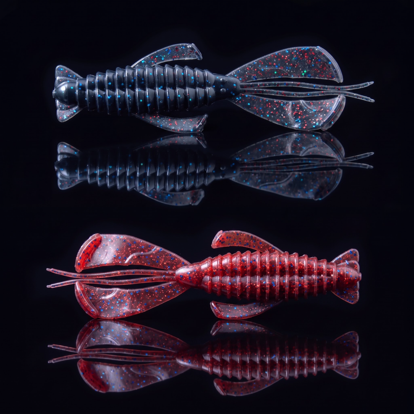Crayfish Soft Bait 8pc - Ned Rig Drop Shot Shrimp Lure for Bass