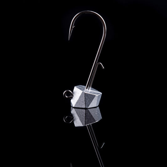 Polygon ned rig jighead 108 degree wide gap hook