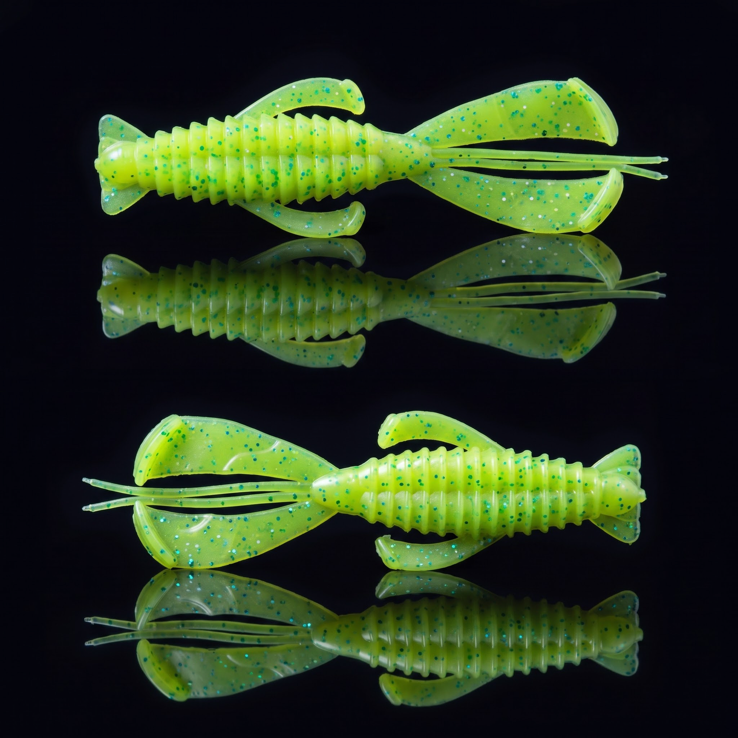 Crayfish Soft Bait 8pc - Ned Rig Drop Shot Shrimp Lure for Bass