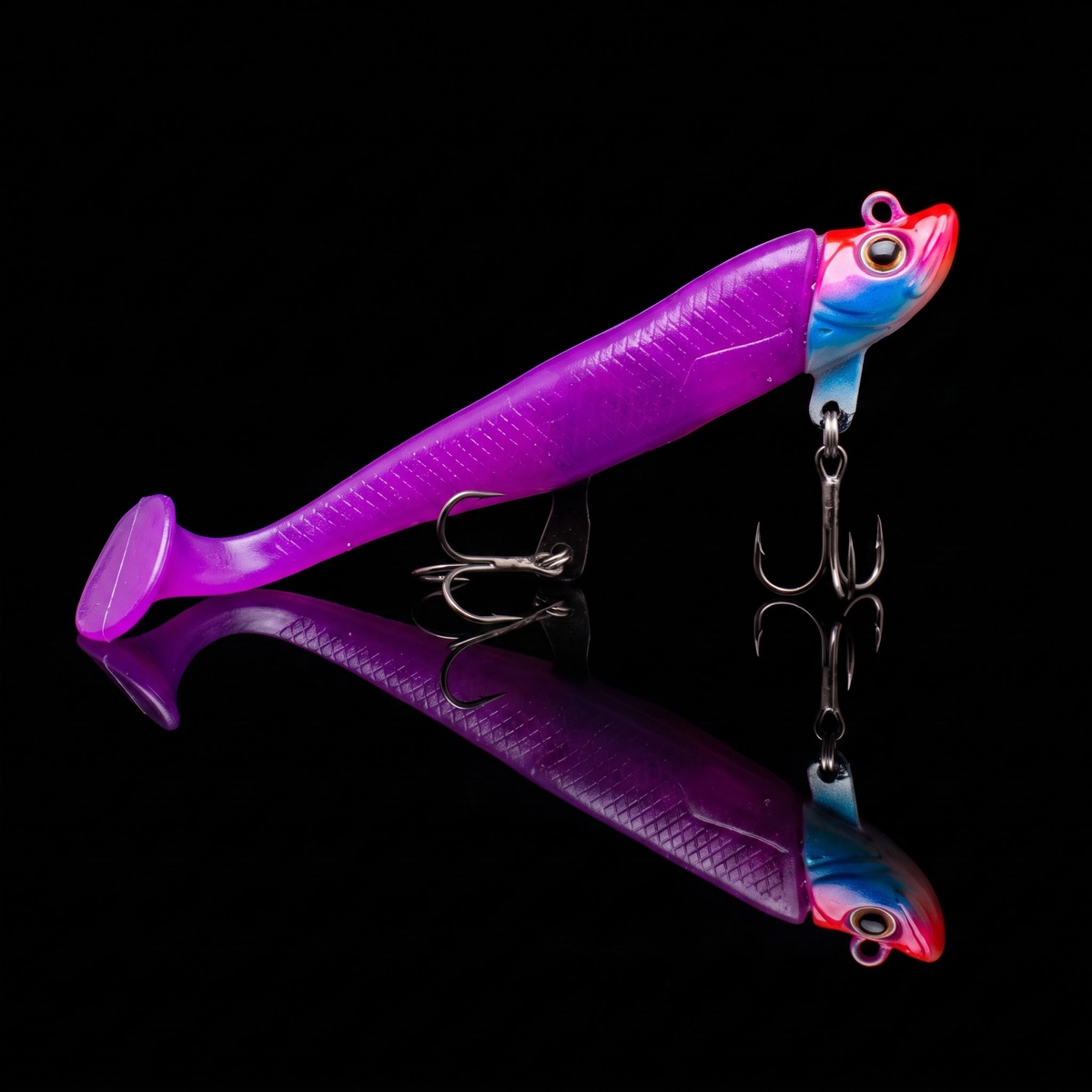 Jighead Swimbait Kit - Sharp Point Lead Head + Soft Bait 15.8g-27.5g