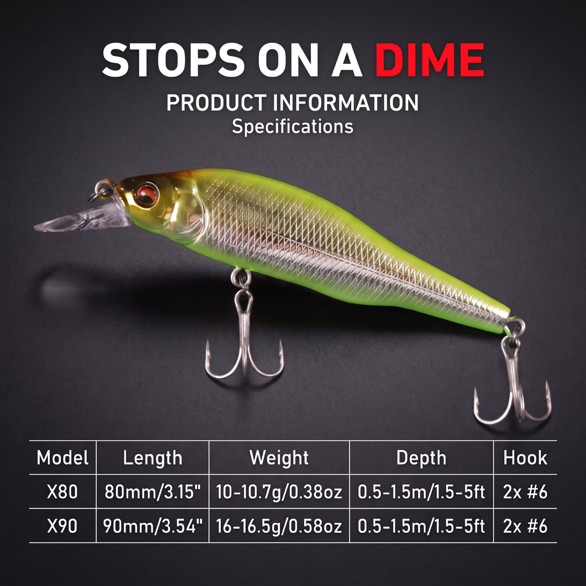 Suspending & Floating Minnow Lure - Long Casting Jerkbait Weight Transfer System