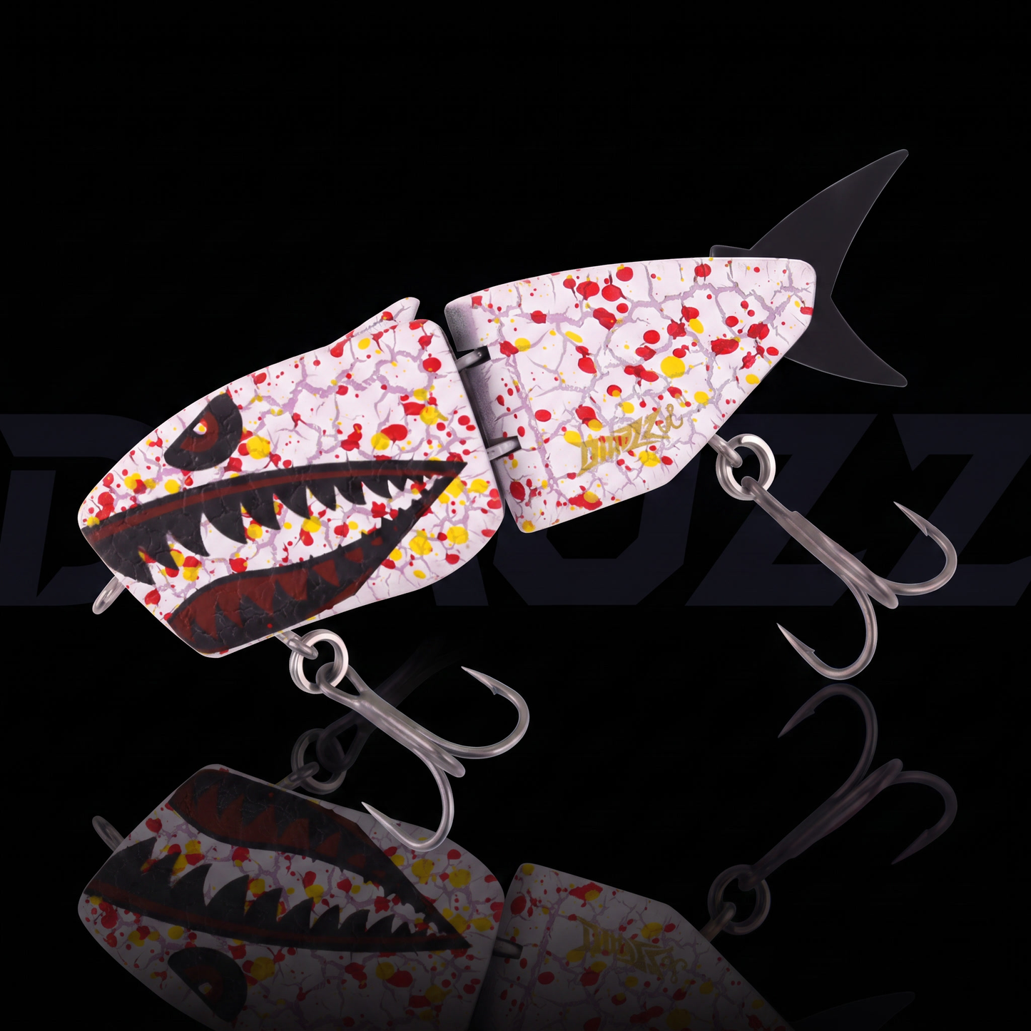 Pig Shark Jointed Swimbait — Sinking 2-Section Fishing Lure | Mustad Hooks
