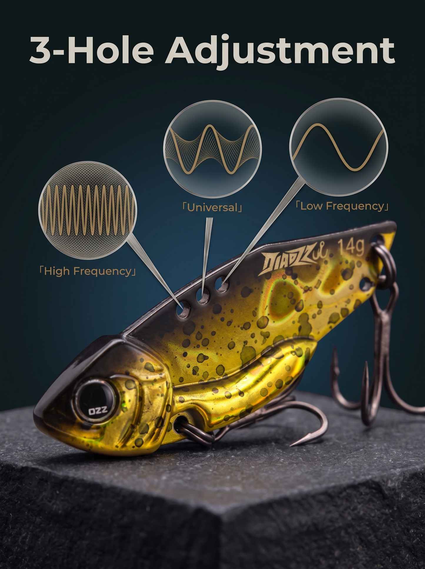 Metal VIB Blade Bait — Long Cast Sinking Vibrating Lure | Full Depth