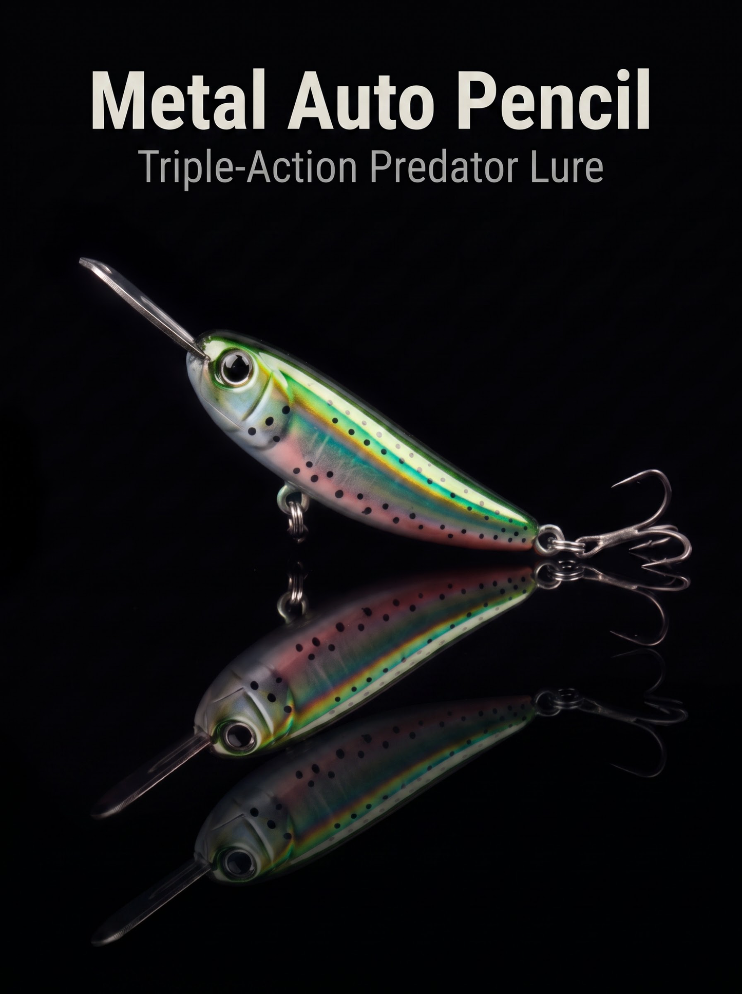 Metal Auto Pencil Sinking Minnow - 3 Swimming Modes 5.5g/15g