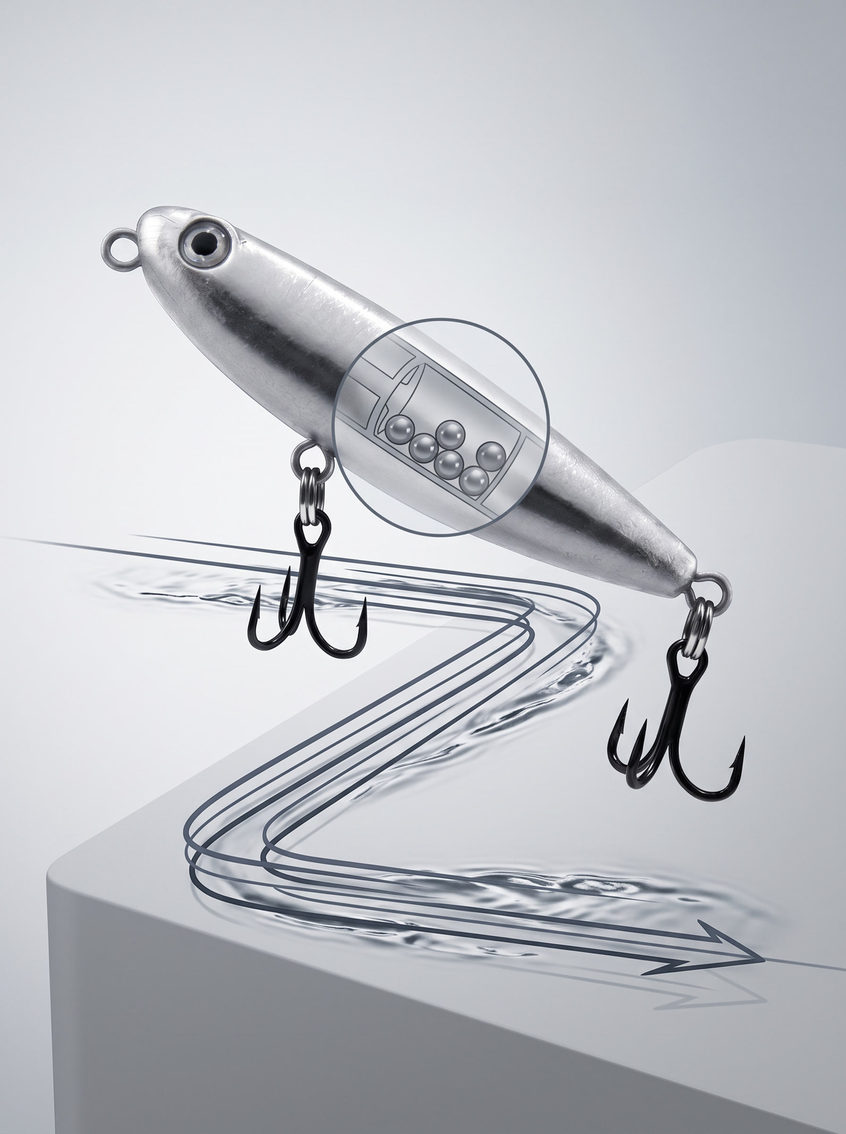 Water Surface Dog Topwater Pencil Bait — Walk-the-Dog Fishing Lure | 2 Sizes