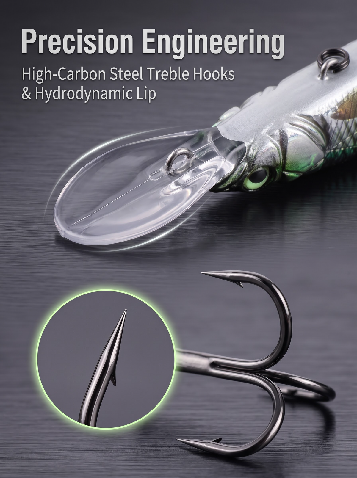 Suspend Minnow Jerkbait - 45 Degree Suspending Hard Bait