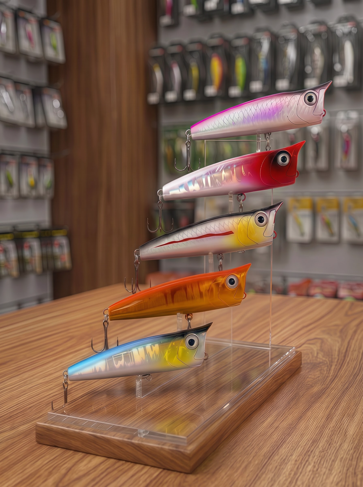 Water Spray Popper Lure | Topwater Fishing Lure for Bass & Pike